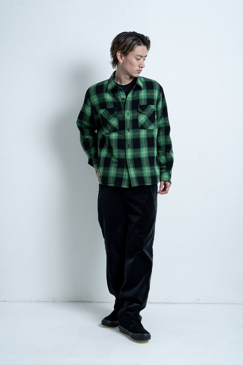 画像3: RATS/CORDUROY EASY PANTS（BLACK）［コーデュロイイージーパンツ-25秋冬］ (3)