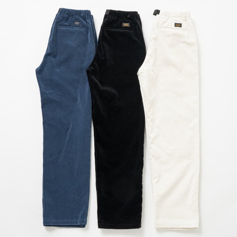 画像2: RATS/CORDUROY EASY PANTS（BLACK）［コーデュロイイージーパンツ-25秋冬］