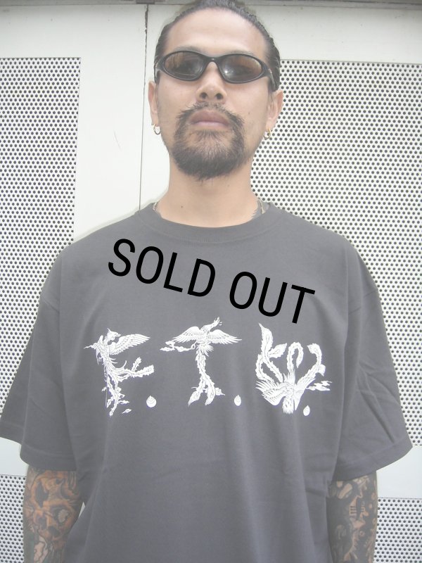 30％OFF】exodus brand/PHOENIX F.T.W. T-SHIRT（BLACK）［プリントT