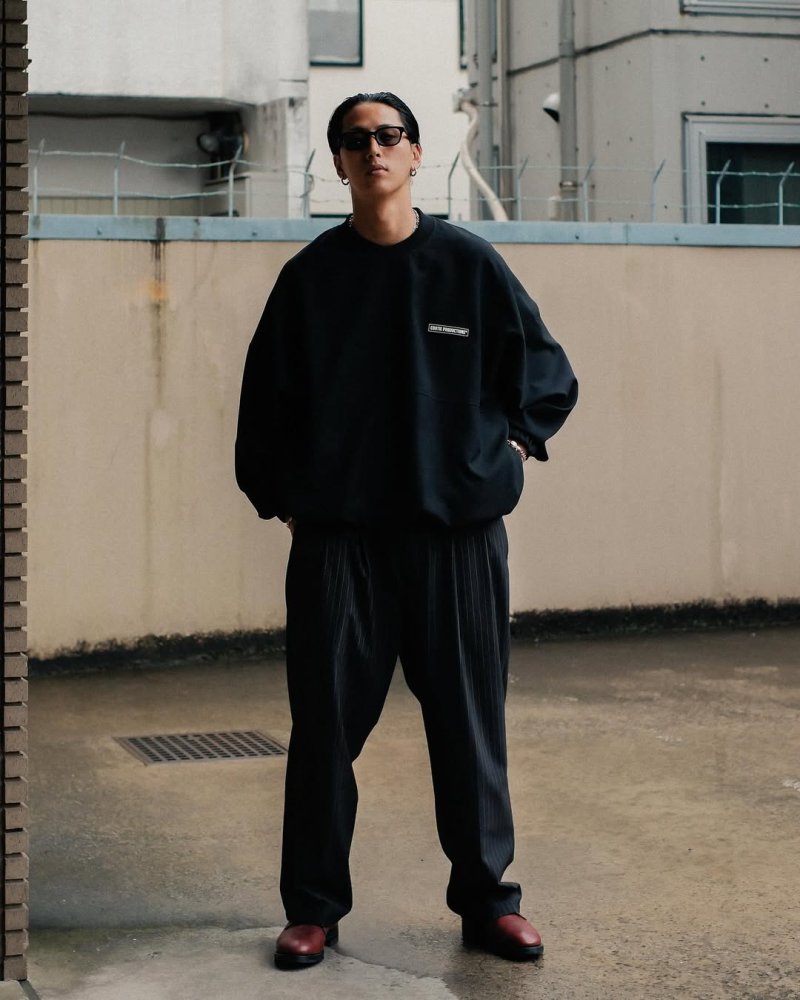 画像3: COOTIE PRODUCTIONS/Polyester Twill Football Top（Black）［フットボールトップ-25秋冬］