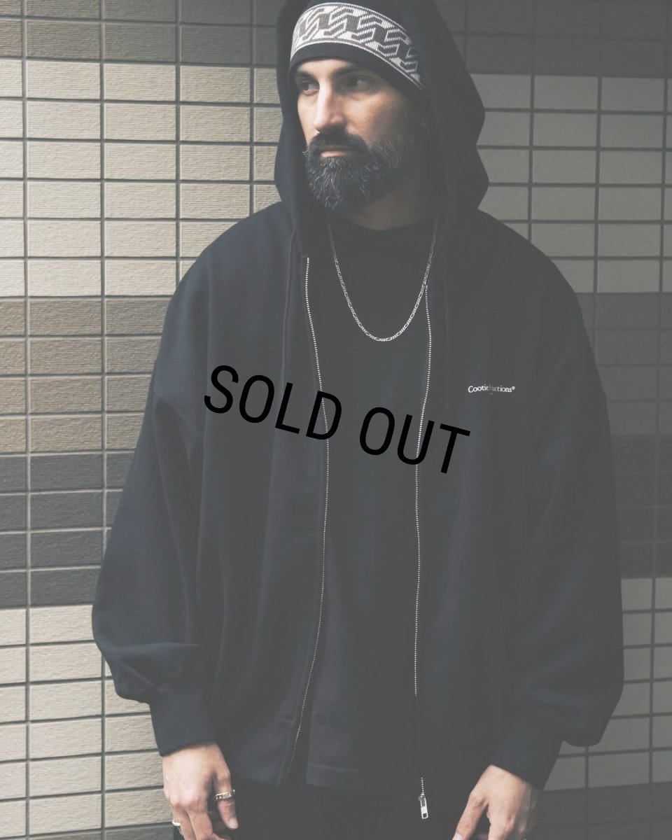 画像6: COOTIE PRODUCTIONS/Plain Sweat Zip Hoodie（Black）［プレーンスウェットジップフーディー-25秋冬］ (6)