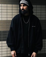 画像6: COOTIE PRODUCTIONS/Plain Sweat Zip Hoodie（Black）［プレーンスウェットジップフーディー-25秋冬］ (6)
