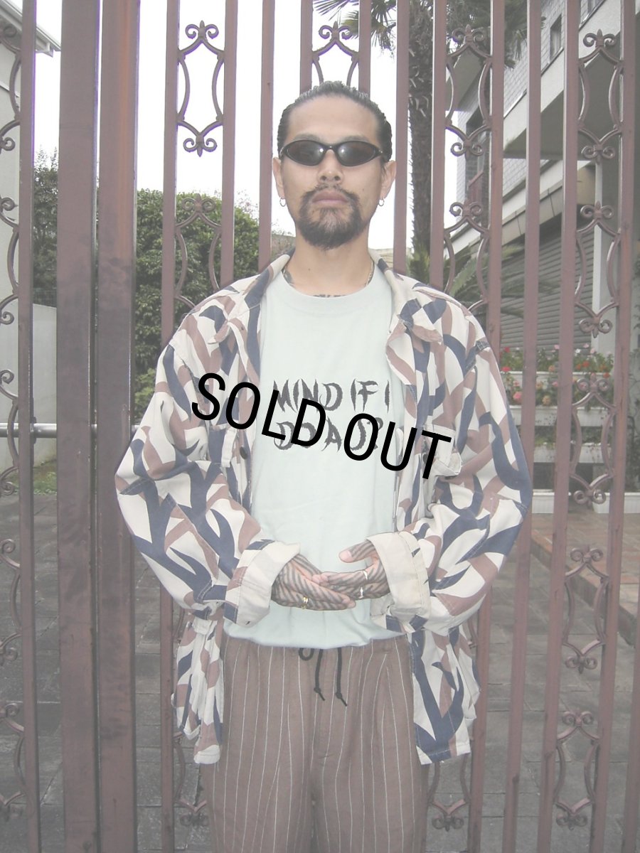 画像2: exodus/Mind If i Do a J ? T-SHIRT（GREEN）［刺繍T-25秋冬］ (2)