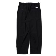 画像2: COOTIE PRODUCTIONS/T/W Saxony 2 Tuck Wide Easy Trousers（Black）［ツータックイージーパンツ-25秋冬］ (2)