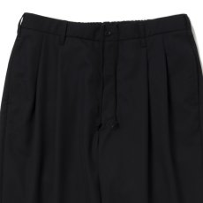 画像3: COOTIE PRODUCTIONS/T/W Saxony 2 Tuck Wide Easy Trousers（Black）［ツータックイージーパンツ-25秋冬］ (3)