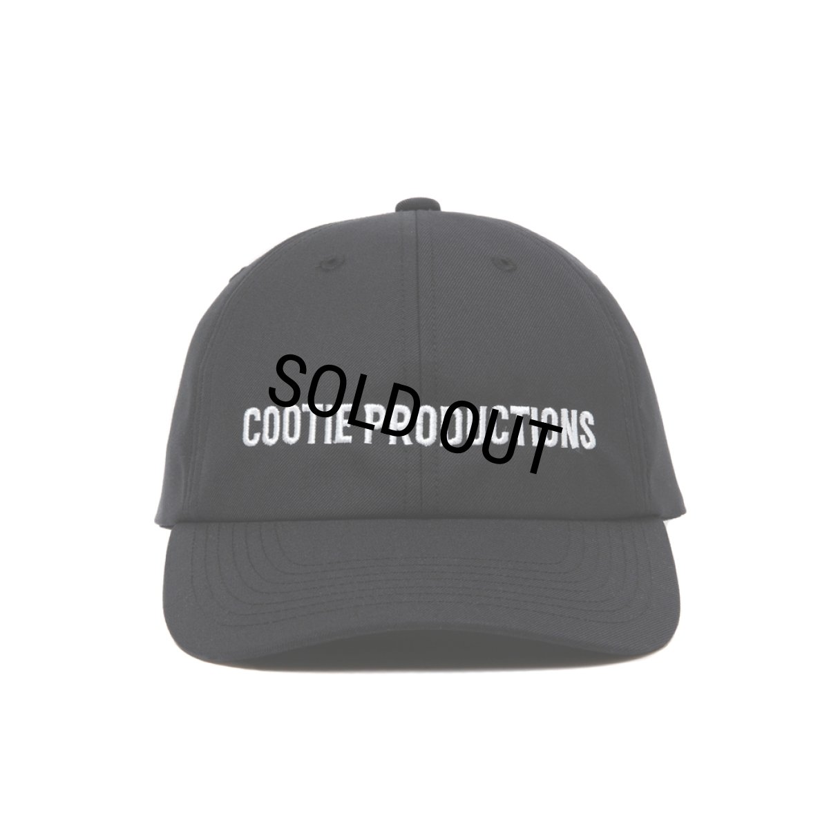 画像1: COOTIE PRODUCTIONS/T/W Saxony 6 Panel Cap（Black）［6パネルキャップ-25秋冬］ (1)