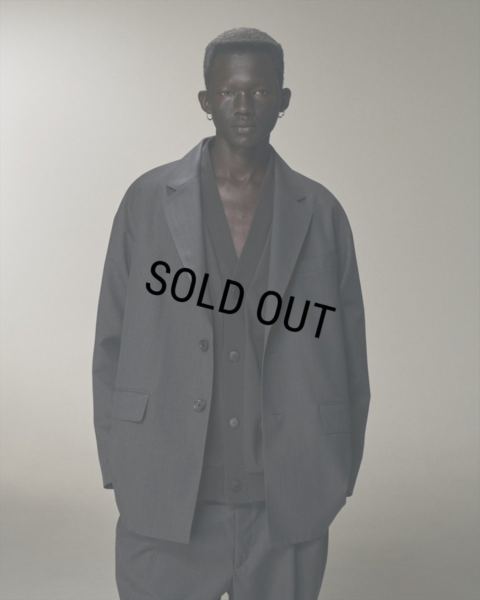 画像7: COOTIE PRODUCTIONS/T/W Saxony Single Breasted Jacket（Gray）［シングルブレステッドJKT-25秋冬］ (7)