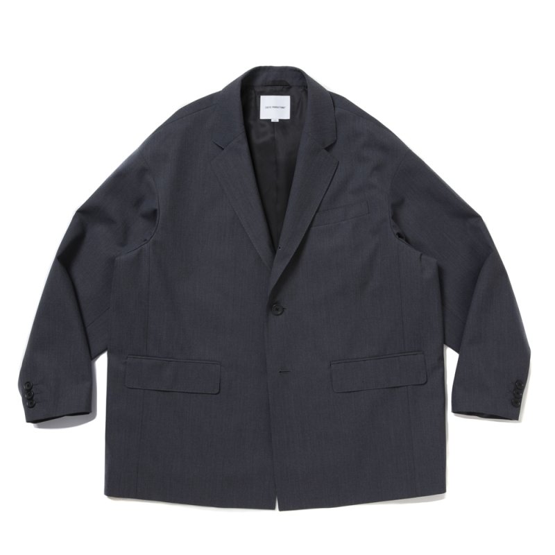 画像1: COOTIE PRODUCTIONS/T/W Saxony Single Breasted Jacket（Gray）［シングルブレステッドJKT-25秋冬］