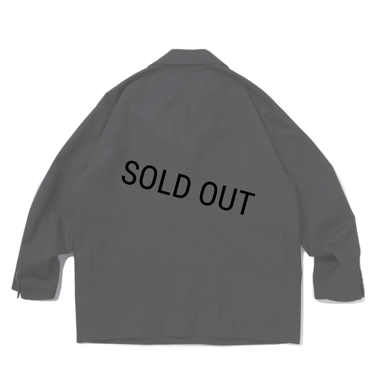 画像2: COOTIE PRODUCTIONS/T/W Saxony Double Breasted Jacket（Black）［ダブルブレステッドJKT-25秋冬］ (2)