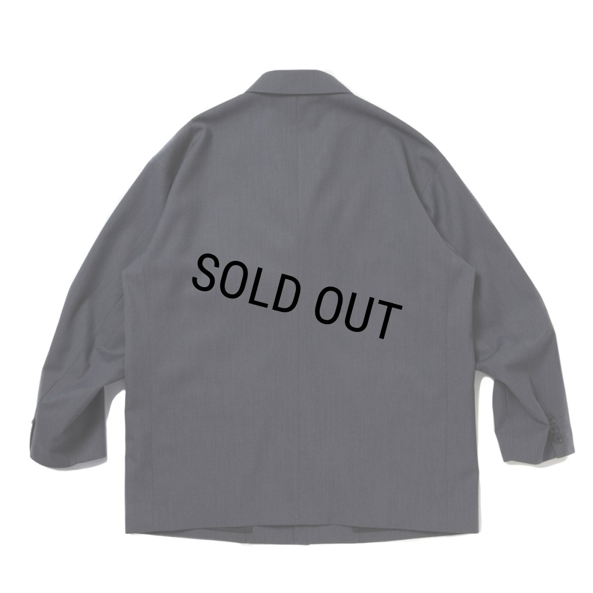 画像2: COOTIE PRODUCTIONS/T/W Saxony Single Breasted Jacket（Gray）［シングルブレステッドJKT-25秋冬］ (2)