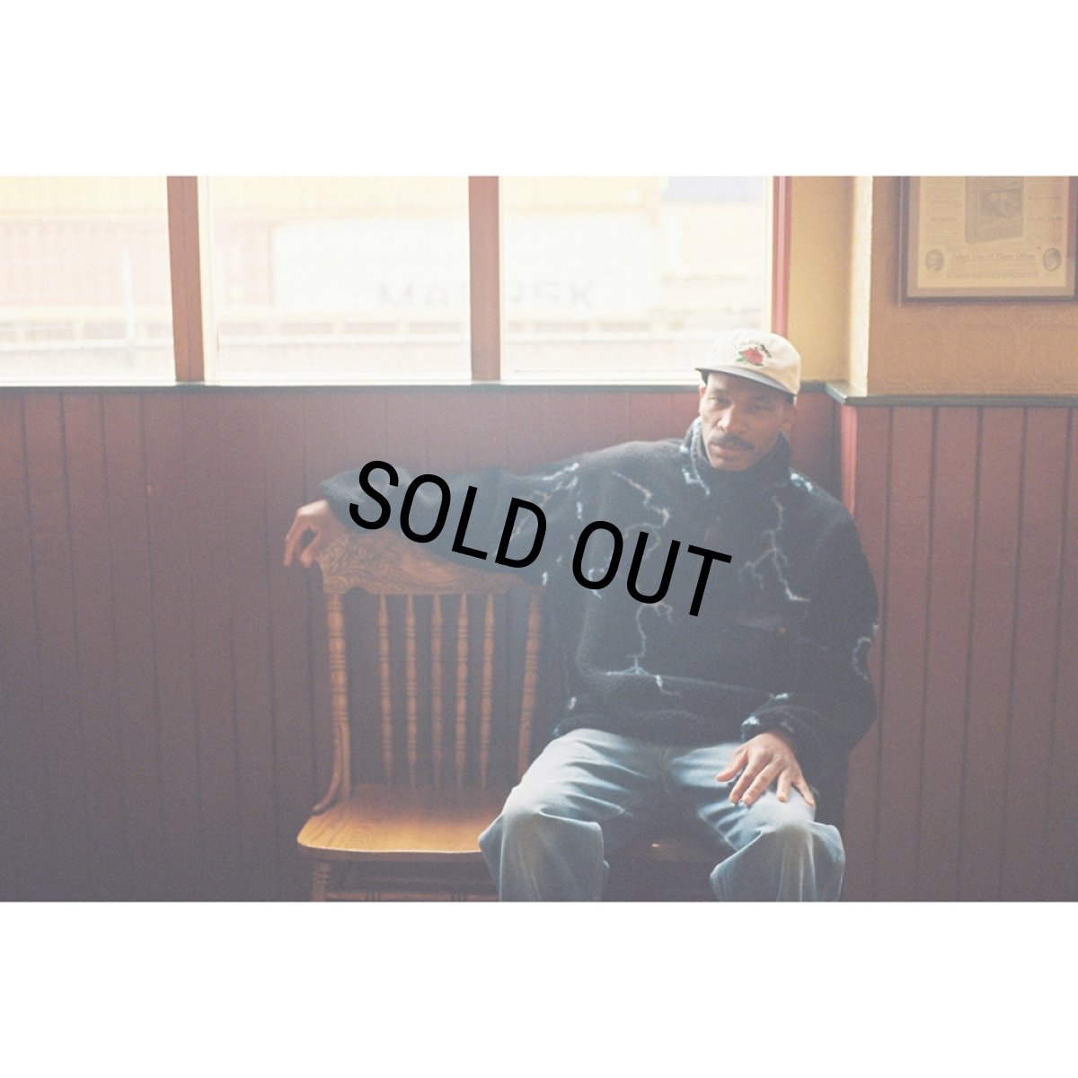 画像3: CHALLENGER/CLASSIC ROSE CAP（WHITE/BLACK）［クラシックローズキャップ-25秋冬］ (3)