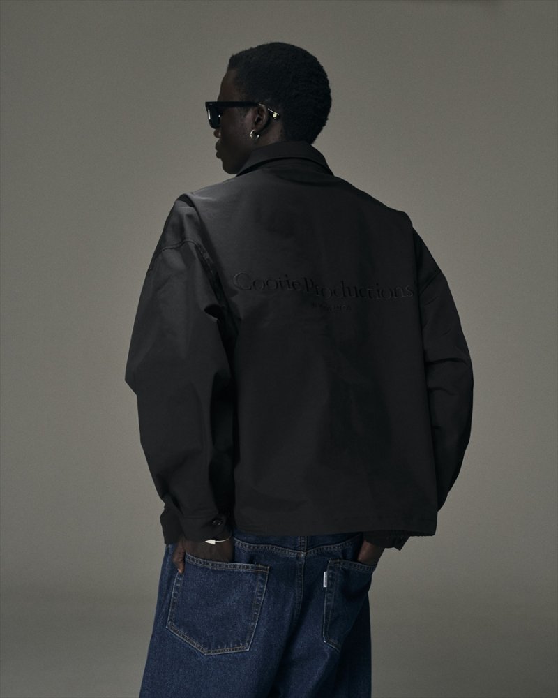 画像3: COOTIE PRODUCTIONS/Polyester Ox Drizzler Jacket（Black）［ポリエステルオックスドリズラーJKT-25秋冬］