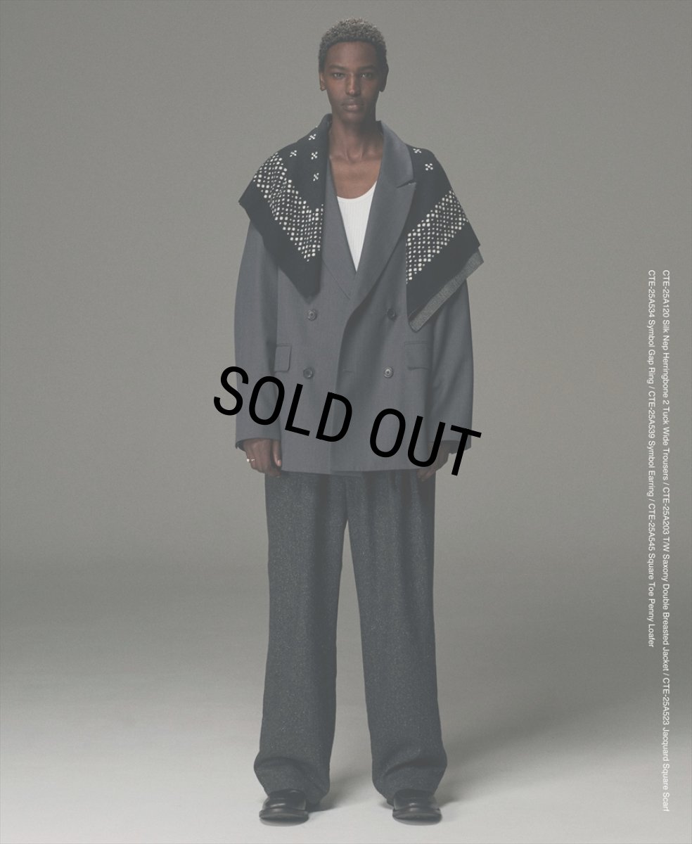 画像5: COOTIE PRODUCTIONS/T/W Saxony Double Breasted Jacket（Gray）［ダブルブレステッドJKT-25秋冬］ (5)