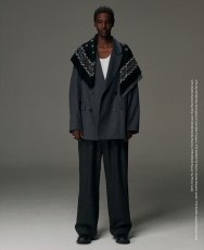 画像5: COOTIE PRODUCTIONS/T/W Saxony Double Breasted Jacket（Gray）［ダブルブレステッドJKT-25秋冬］ (5)