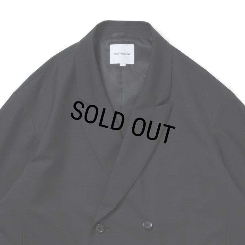 COOTIE PRODUCTIONS/T/W Saxony Double Breasted Jacket（Black
