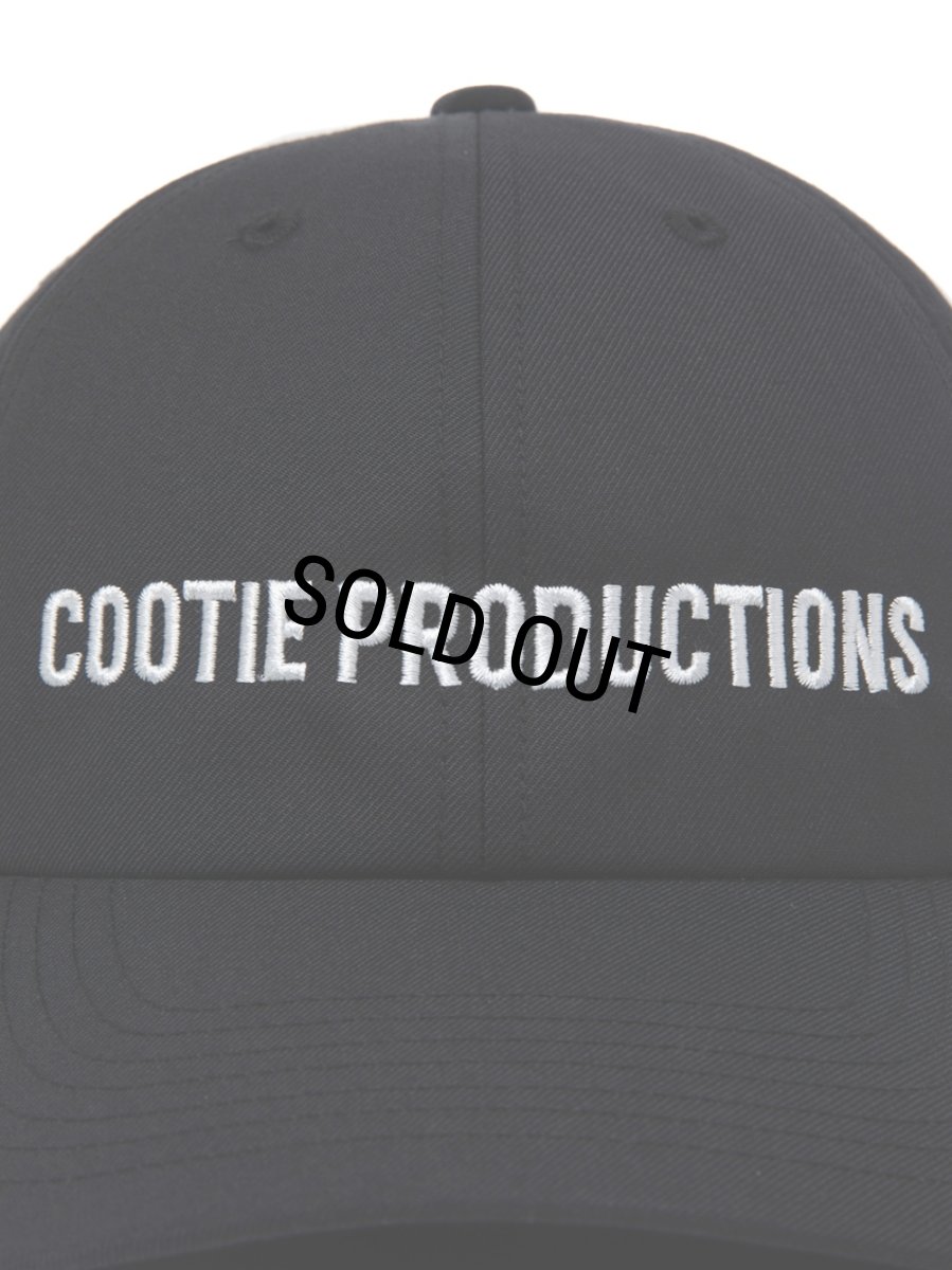 画像4: COOTIE PRODUCTIONS/T/W Saxony 6 Panel Cap（Black）［6パネルキャップ-25秋冬］ (4)