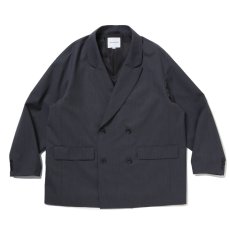 画像1: COOTIE PRODUCTIONS/T/W Saxony Double Breasted Jacket（Gray）［ダブルブレステッドJKT-25秋冬］ (1)