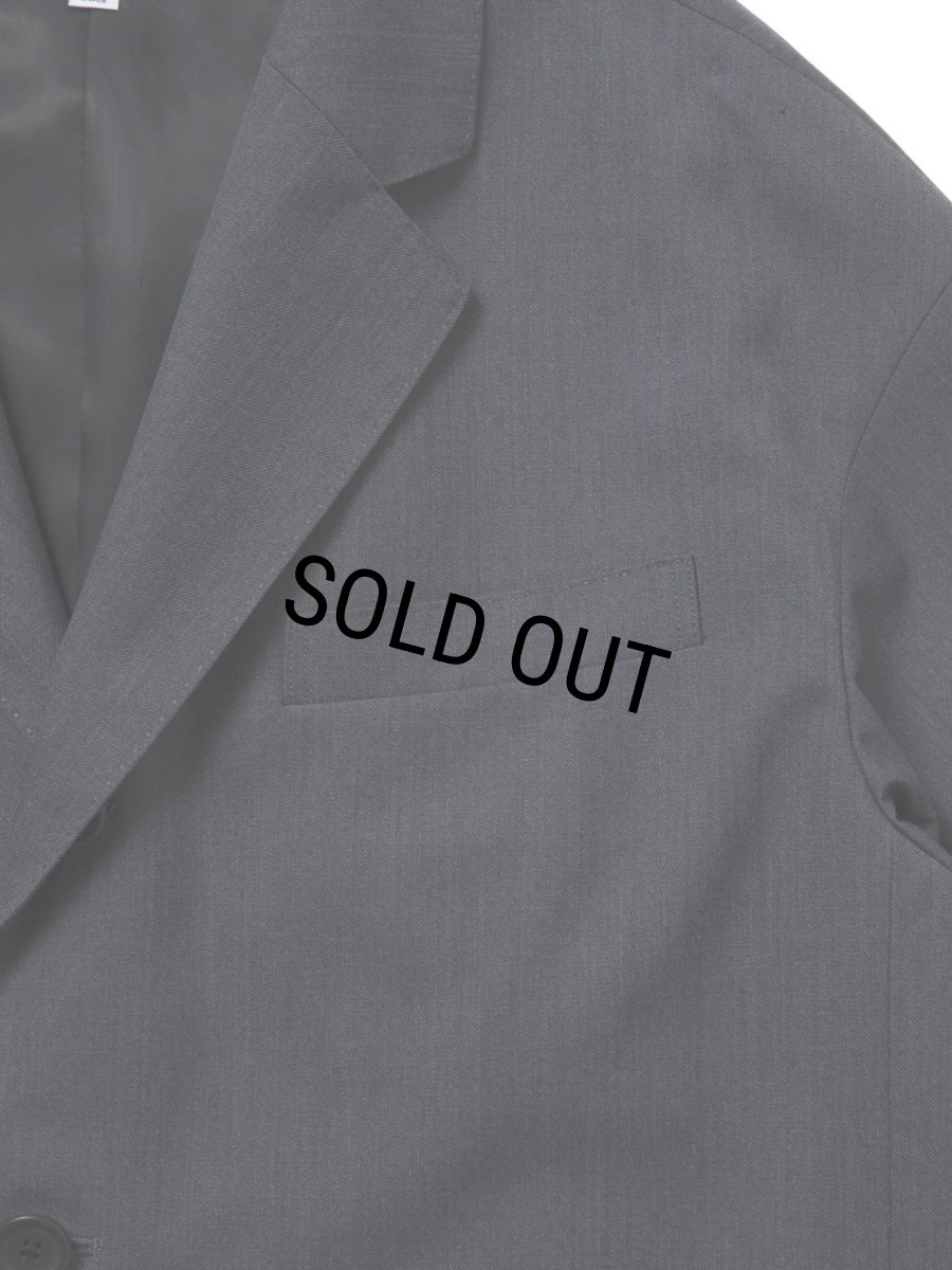 画像4: COOTIE PRODUCTIONS/T/W Saxony Single Breasted Jacket（Gray）［シングルブレステッドJKT-25秋冬］ (4)