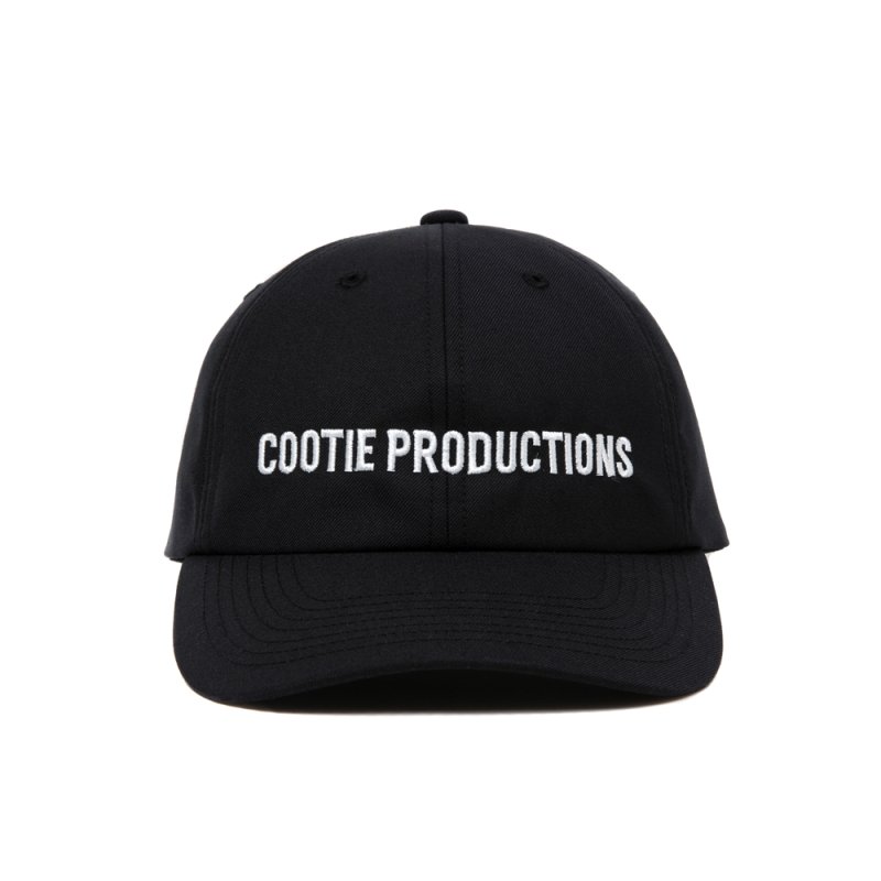画像1: COOTIE PRODUCTIONS/T/W Saxony 6 Panel Cap（Black）［6パネルキャップ-25秋冬］
