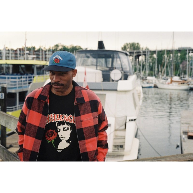 画像3: CHALLENGER/CLASSIC ROSE CAP（BLUE/BLACK）［クラシックローズキャップ-25秋冬］