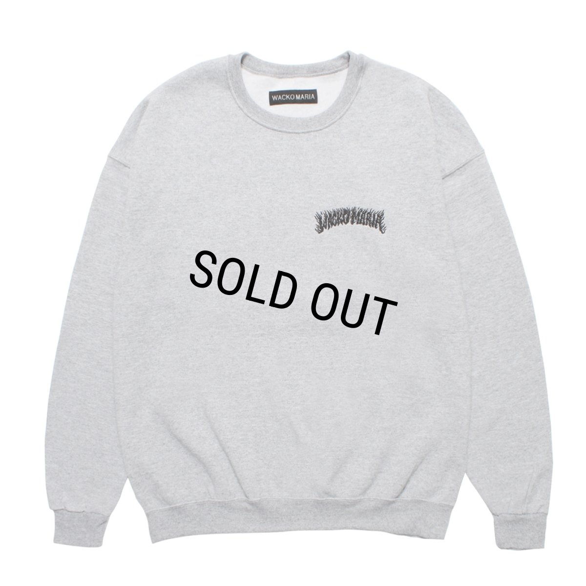 画像2: WACKO MARIA/TIM LEHI / SWEAT SHIRT（GRAY）［クルーネックスウェット-25秋冬］ (2)
