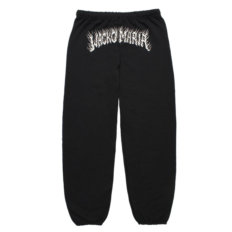 画像2: WACKO MARIA/TIM LEHI / SWEAT PANTS（BLACK）［スウェットパンツ-25秋冬］