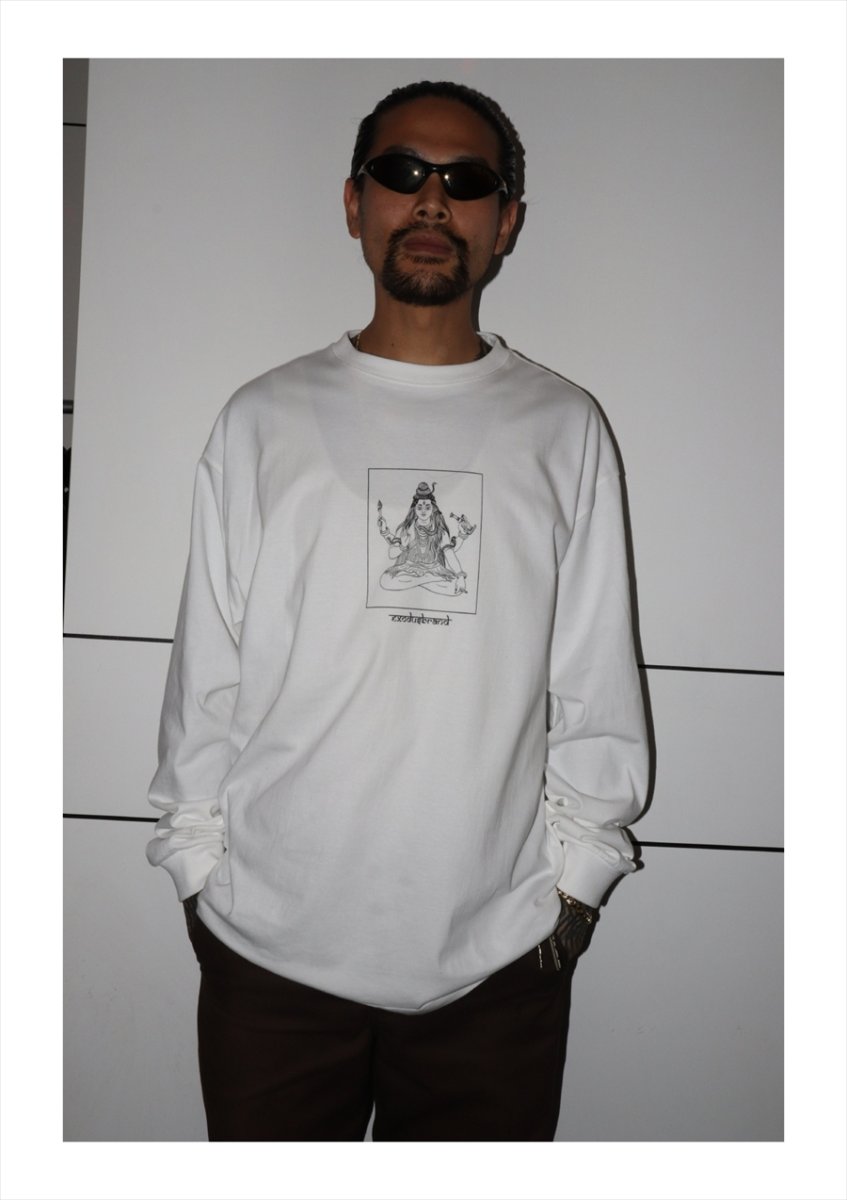 画像5: exodus/TERPS SIVA L/S T SHIRT（WHITE）［プリント長袖T-25秋冬］ (5)