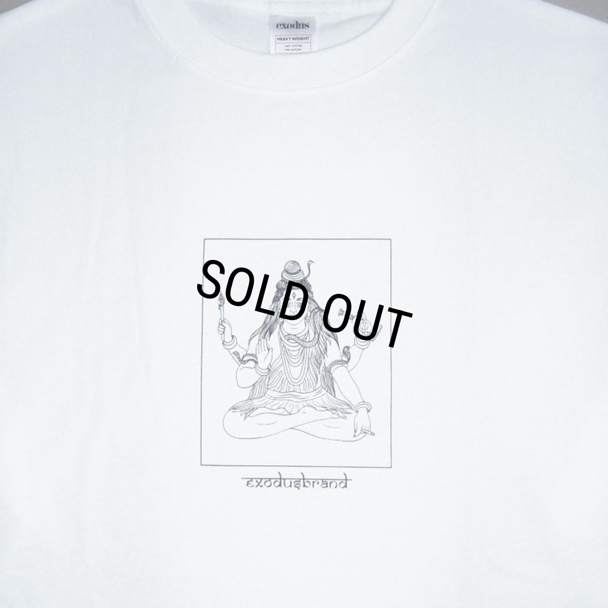 画像2: 【30％OFF】exodus brand/TERPS SIVA L/S T SHIRT（WHITE）［プリント長袖T-25秋冬］ (2)