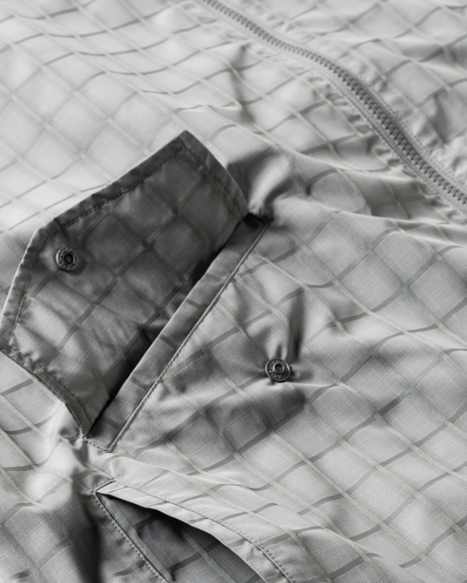 画像6: TIGHTBOOTH/PLAID LIGHT SWING TOP（Grey）［チェックライトスウィングトップ-25秋冬］ (6)