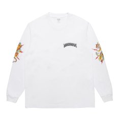 画像1: WACKO MARIA/TIM LEHI / WASHED HEAVY WEIGHT LONG SLEEVE T-SHIRT（WHITE）［プリント長袖T-25秋冬］ (1)