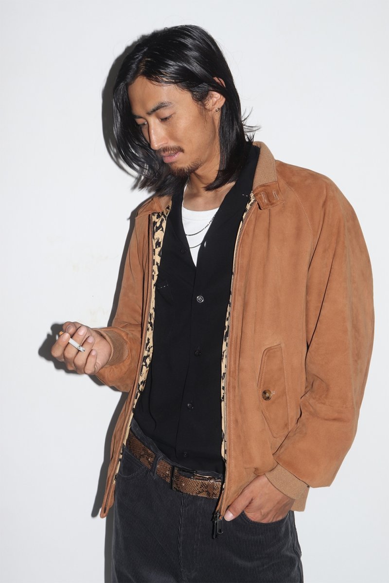 画像6: WACKO MARIA/BARACUTA / SUEDE G9 HARRINGTON JACKET（BEIGE）［スウェードG9ハリントンJKT-25秋冬］ (6)