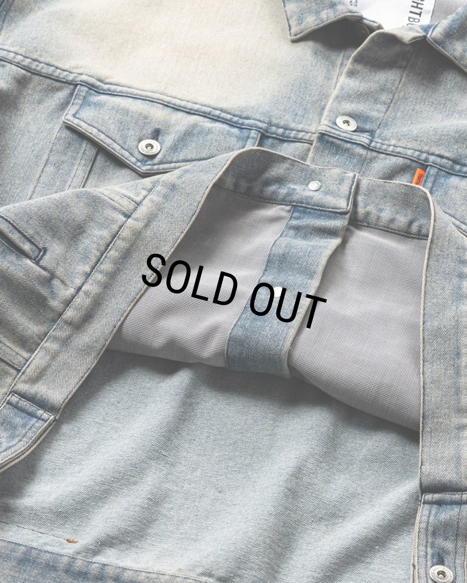 画像8: 【30%OFF】TIGHTBOOTH/DENIM JACKET（Blue）［デニムJKT-25秋冬］ (8)