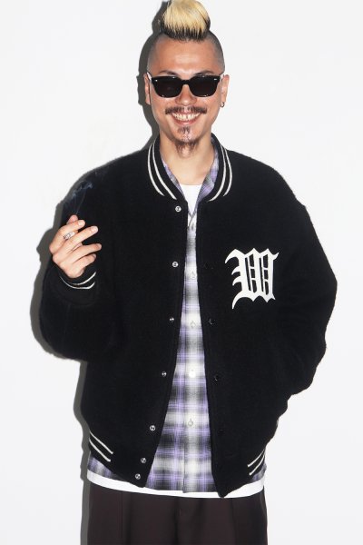 画像3: WACKO MARIA/OMBRE CHECK OPEN COLLAR SHIRT（PURPLE）［オンブレチェックオープンカラーシャツ-25秋冬］