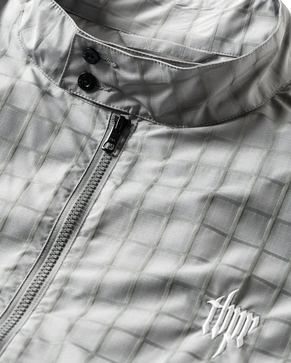 画像3: TIGHTBOOTH/PLAID LIGHT SWING TOP（Grey）［チェックライトスウィングトップ-25秋冬］ (3)