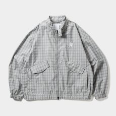 画像1: TIGHTBOOTH/PLAID LIGHT SWING TOP（Grey）［チェックライトスウィングトップ-25秋冬］ (1)