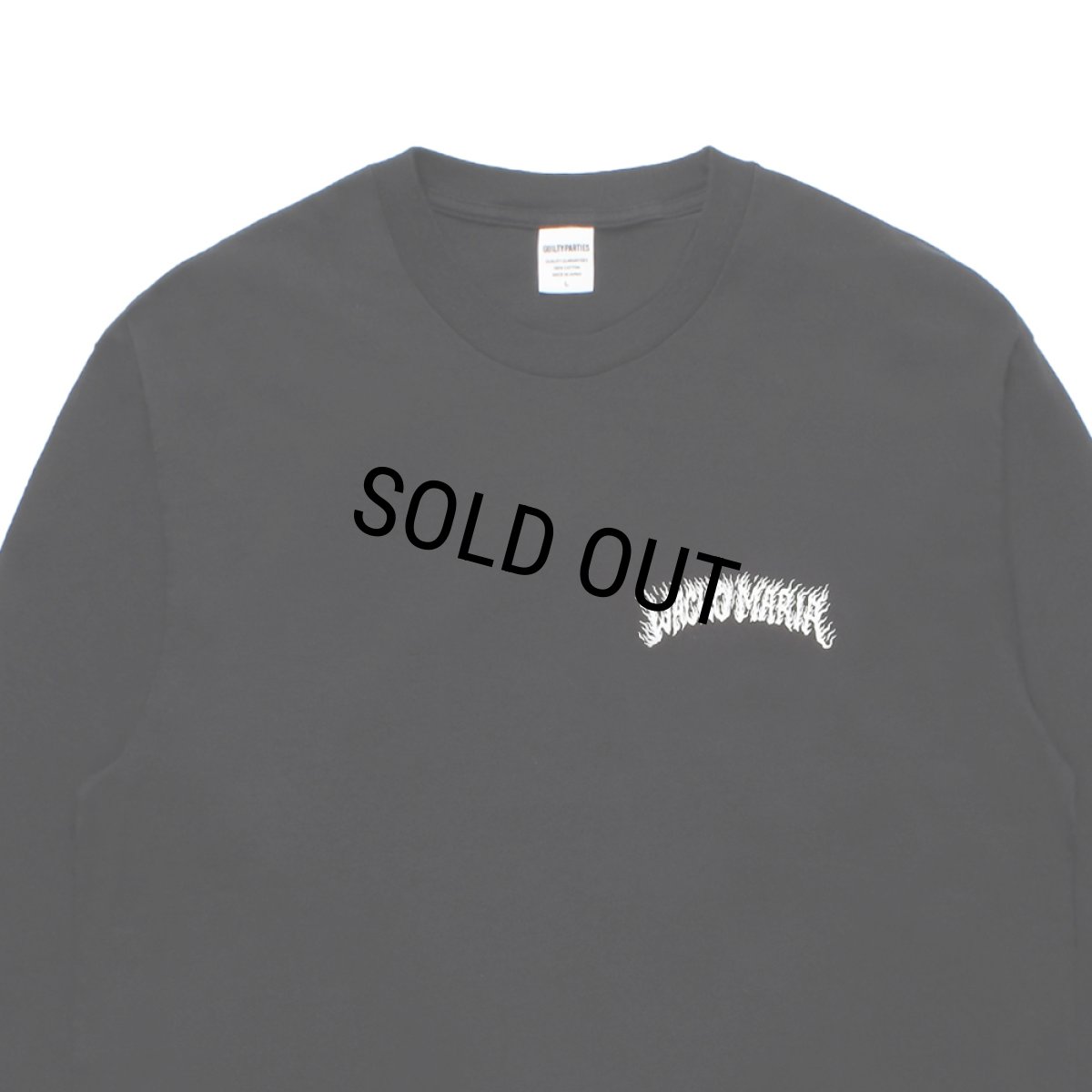 画像3: WACKO MARIA/TIM LEHI / WASHED HEAVY WEIGHT LONG SLEEVE T-SHIRT（BLACK）［プリント長袖T-25秋冬］ (3)