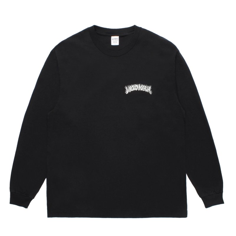 画像1: WACKO MARIA/TIM LEHI / WASHED HEAVY WEIGHT LONG SLEEVE T-SHIRT（BLACK）［プリント長袖T-25秋冬］