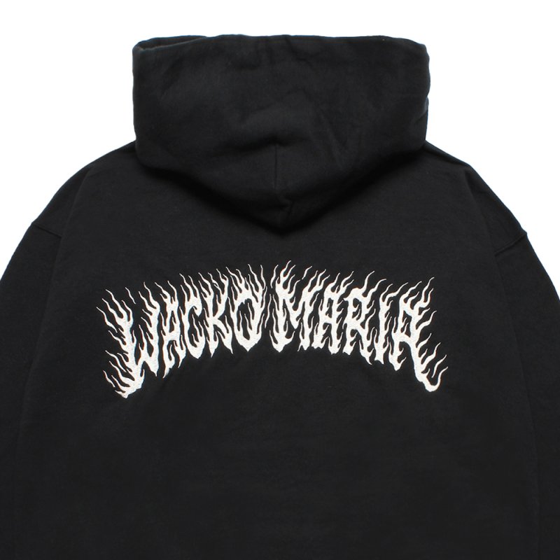 画像3: WACKO MARIA/TIM LEHI / HOODED SWEAT SHIRT（BLACK）［プルオーバーパーカー-25秋冬］