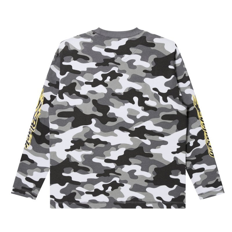 画像2: BlackEyePatch/FLAME LOGO THERMAL L/S TEE（CITY CAMO）