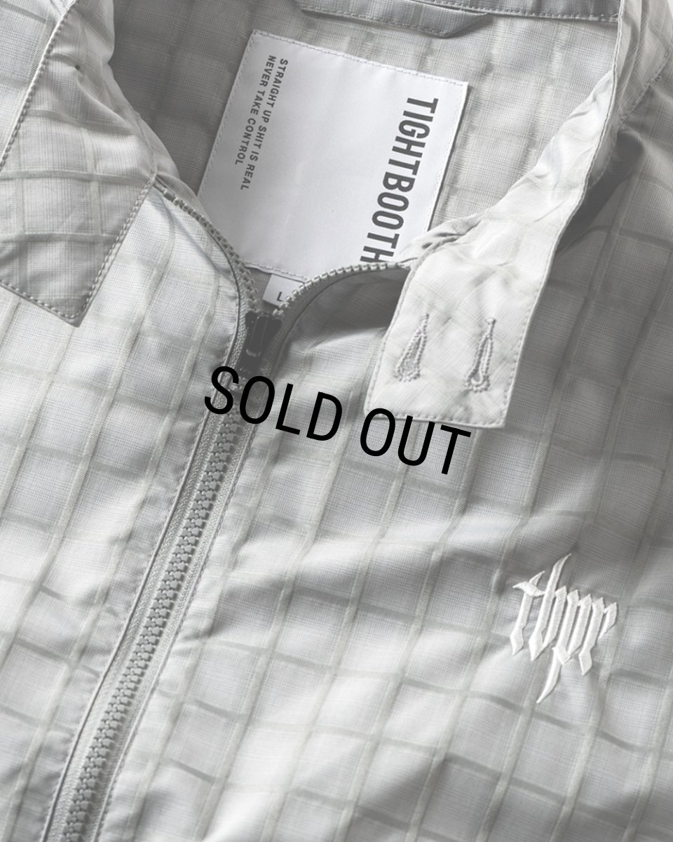 画像4: TIGHTBOOTH/PLAID LIGHT SWING TOP（Grey）［チェックライトスウィングトップ-25秋冬］ (4)