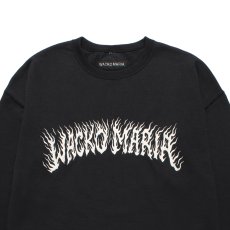 画像2: WACKO MARIA/TIM LEHI / SWEAT SHIRT（BLACK）［クルーネックスウェット-25秋冬］ (2)