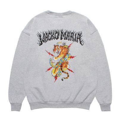 画像2: WACKO MARIA/TIM LEHI / SWEAT SHIRT（GRAY）［クルーネックスウェット-25秋冬］