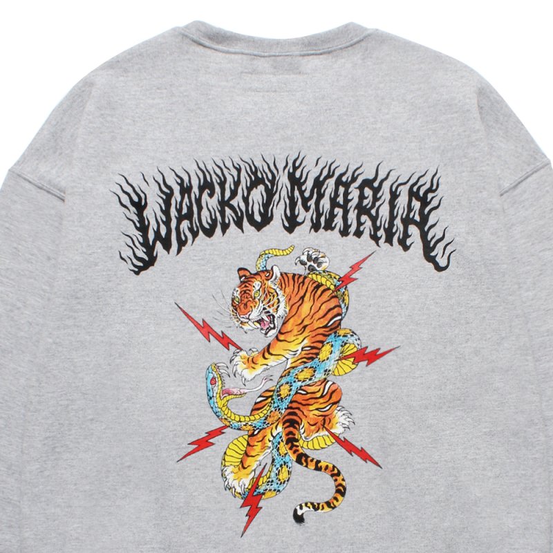画像3: WACKO MARIA/TIM LEHI / SWEAT SHIRT（GRAY）［クルーネックスウェット-25秋冬］