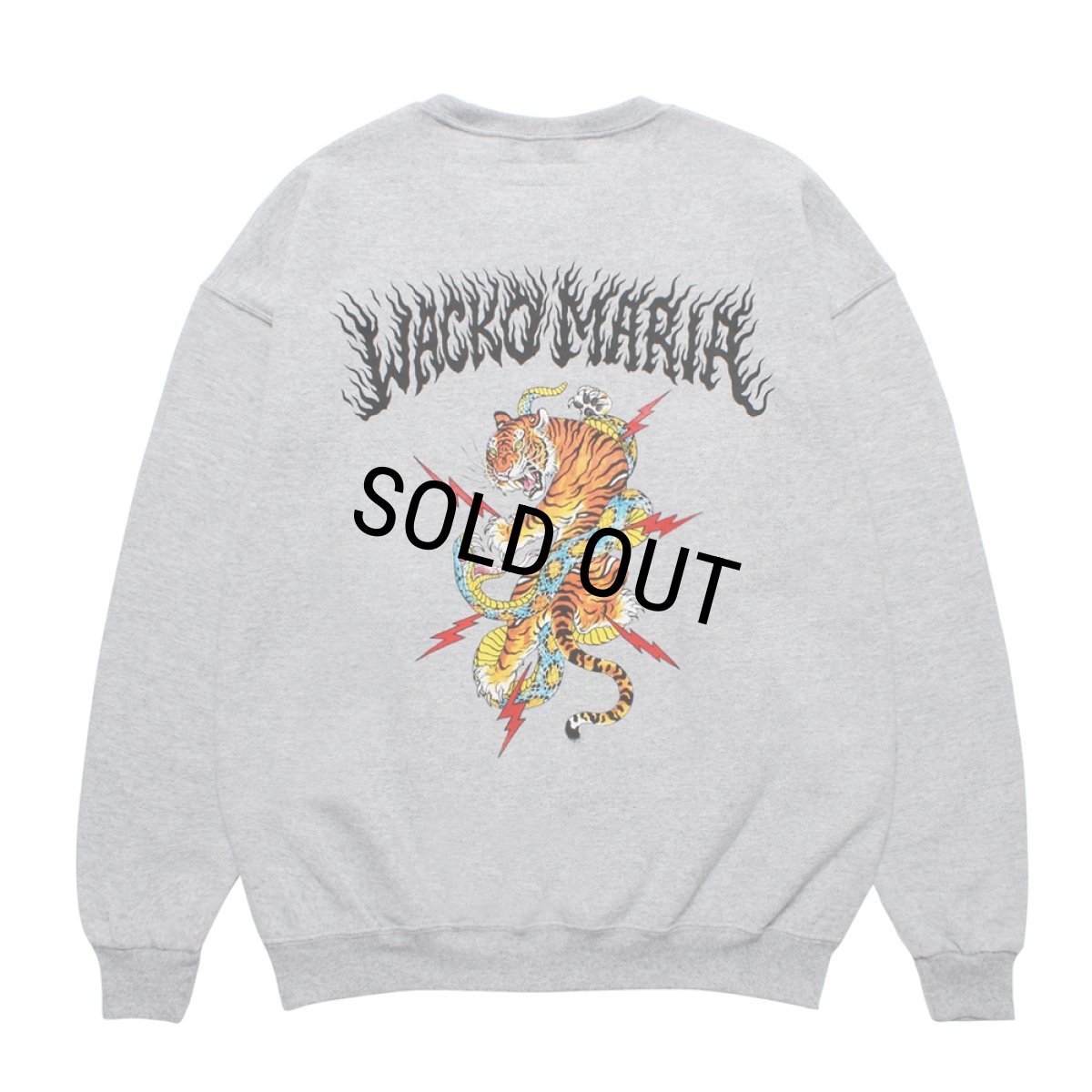 画像1: WACKO MARIA/TIM LEHI / SWEAT SHIRT（GRAY）［クルーネックスウェット-25秋冬］ (1)