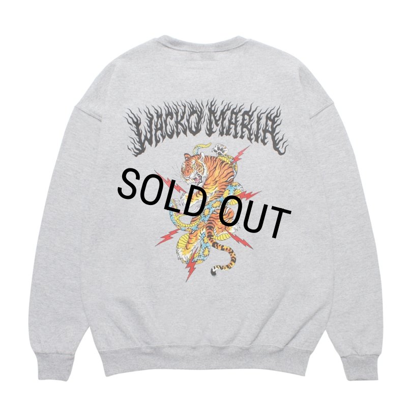 25fw WACKO MARIA TIM LEHI スウェット すぐ届く】 WACKO MARIA x TIM LEHI / SWEAT SHIRT (TYPE-1) (WACKO