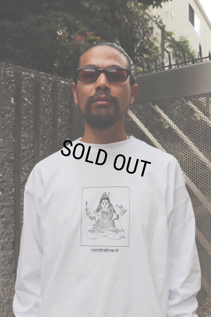 画像3: 【30％OFF】exodus brand/TERPS SIVA L/S T SHIRT（WHITE）［プリント長袖T-25秋冬］ (3)