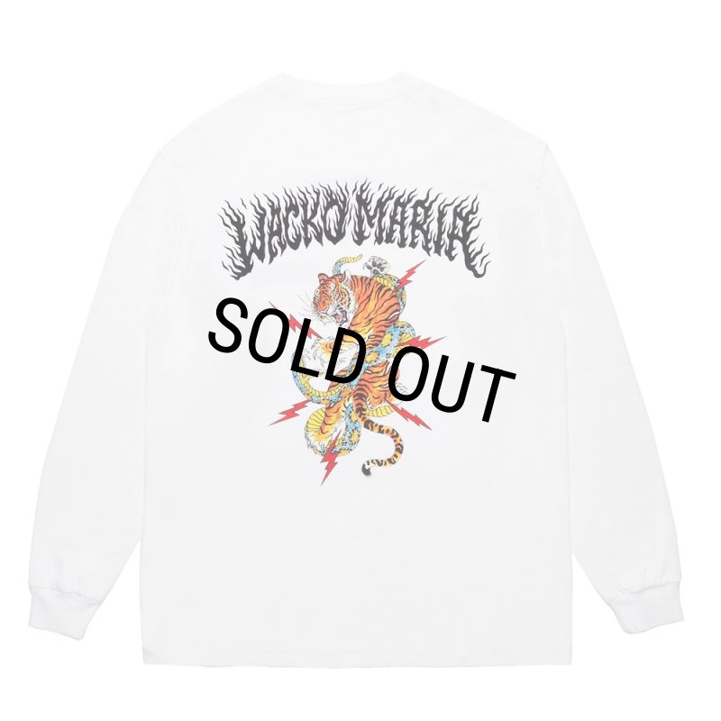 WACKO MARIA/TIM LEHI / WASHED HEAVY WEIGHT LONG SLEEVE T-SHIRT
