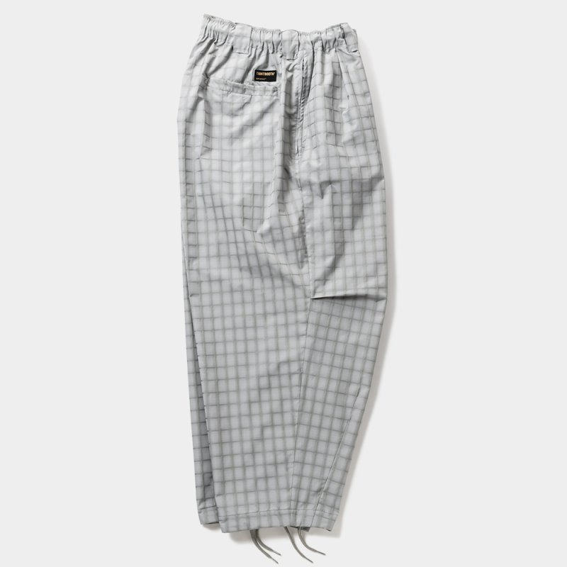 画像2: TIGHTBOOTH/PLAID LIGHT BALLOON PANTS（Grey）［チェックライトバルーンパンツ-25秋冬］