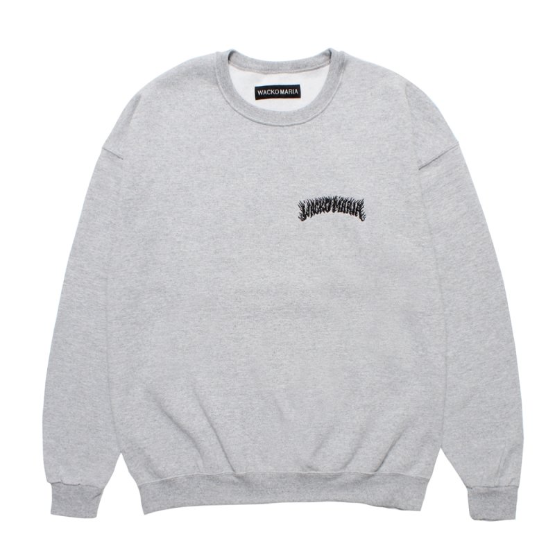 画像1: WACKO MARIA/TIM LEHI / SWEAT SHIRT（GRAY）［クルーネックスウェット-25秋冬］