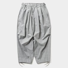 画像1: TIGHTBOOTH/PLAID LIGHT BALLOON PANTS（Grey）［チェックライトバルーンパンツ-25秋冬］ (1)